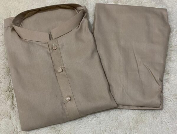 Wash And Wear Men's Plain Purple Suit
