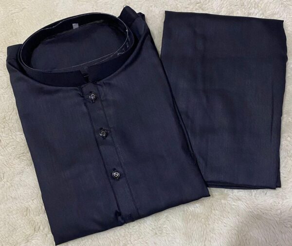 Wash And Wear Men's Plain Purple Suit
