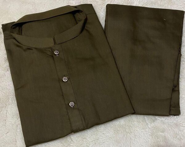 Wash And Wear Men's Plain Purple Suit
