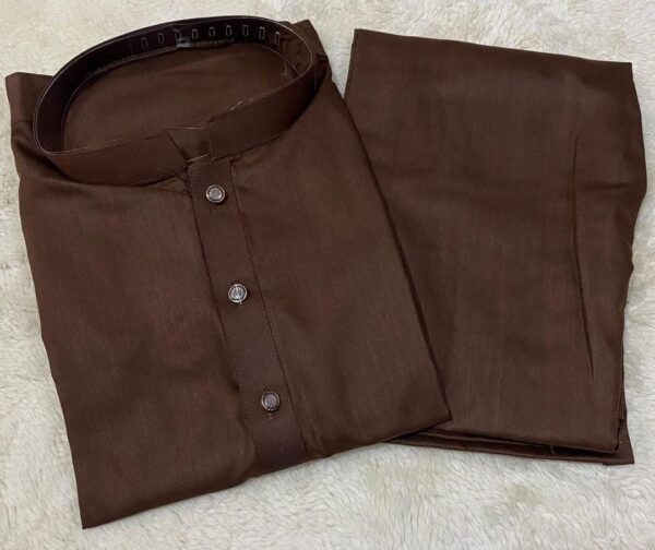 Wash And Wear Men's Plain Purple Suit