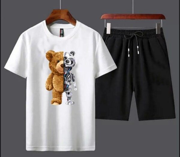 Men round neck cotton printed t-shirt