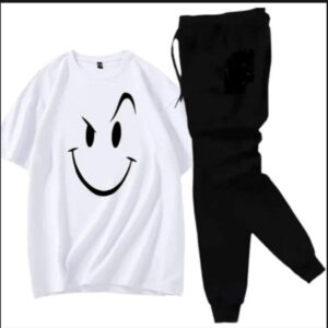 Men round neck cotton printed t-shirt