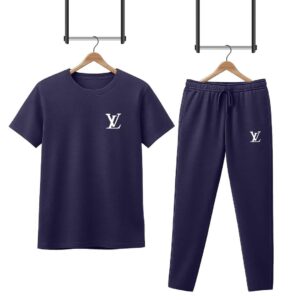 Men Printed round nick track suit