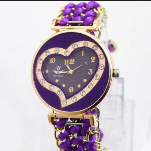 Stainless Steel Women Round Watch