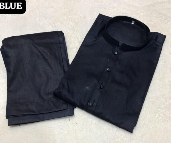 Wash And Wear Men's Plain Purple Suit