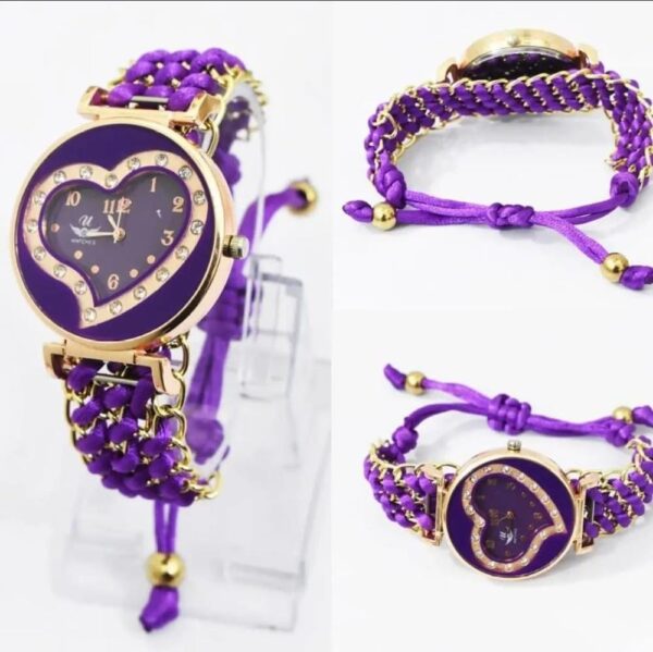 Stainless Steel Women Round Watch
